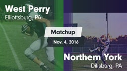 Matchup: West Perry vs. Northern York  2016