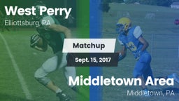 Matchup: West Perry vs. Middletown Area  2017