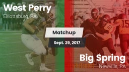 Matchup: West Perry vs. Big Spring  2017