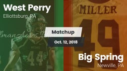 Matchup: West Perry vs. Big Spring  2018