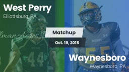 Matchup: West Perry vs. Waynesboro  2018