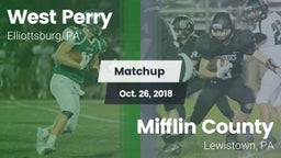 Matchup: West Perry vs. Mifflin County  2018