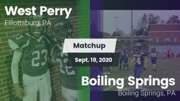 Matchup: West Perry vs. Boiling Springs  2020