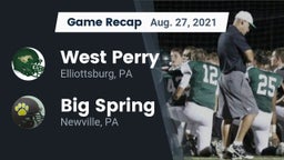 Recap: West Perry  vs. Big Spring  2021