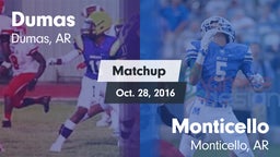 Matchup: Dumas vs. Monticello  2016