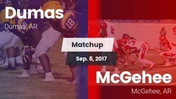 Matchup: Dumas vs. McGehee  2017