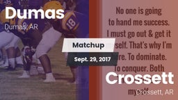 Matchup: Dumas vs. Crossett  2017