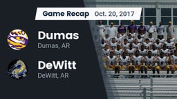 Recap: Dumas  vs. DeWitt  2017