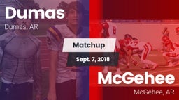 Matchup: Dumas vs. McGehee  2018