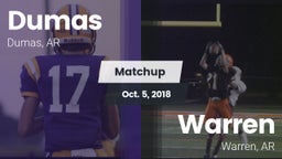 Matchup: Dumas vs. Warren  2018