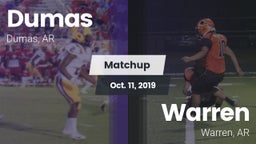Matchup: Dumas vs. Warren  2019