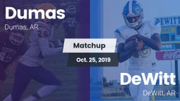 Matchup: Dumas vs. DeWitt  2019