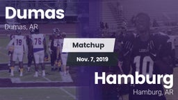 Matchup: Dumas vs. Hamburg  2019