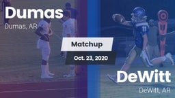 Matchup: Dumas vs. DeWitt  2020