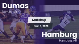Matchup: Dumas vs. Hamburg  2020