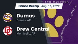 Recap: Dumas  vs. Drew Central  2022