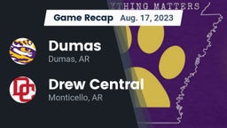 Recap: Dumas  vs. Drew Central  2023