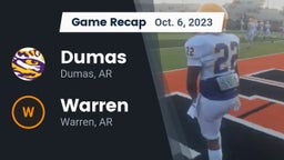 Recap: Dumas  vs. Warren  2023