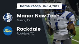 Recap: Manor New Tech vs. Rockdale  2019