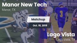 Matchup: Manor New Tech vs. Lago Vista  2019