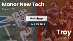 Matchup: Manor New Tech vs. Troy  2019