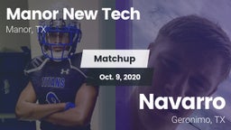 Matchup: Manor New Tech vs. Navarro  2020