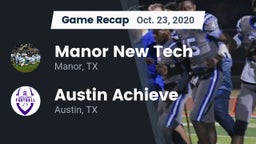 Recap: Manor New Tech vs. Austin Achieve 2020