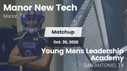 Matchup: Manor New Tech vs. Young Mens Leadership Academy 2020