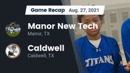 Recap: Manor New Tech vs. Caldwell  2021