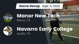Recap: Manor New Tech vs. Navarro Early College  2022