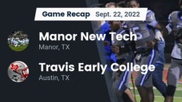 Recap: Manor New Tech vs. Travis Early College  2022
