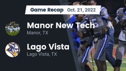 Recap: Manor New Tech vs. Lago Vista  2022