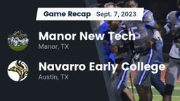 Recap: Manor New Tech vs. Navarro Early College  2023