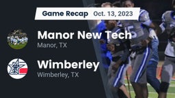 Recap: Manor New Tech vs. Wimberley  2023