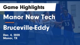 Manor New Tech vs Bruceville-Eddy  Game Highlights - Dec. 4, 2020