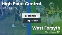 Matchup: High Point Central vs. West Forsyth  2017