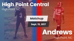 Matchup: High Point Central vs. Andrews  2017