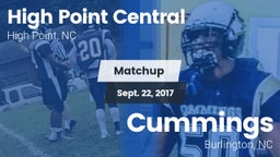 Matchup: High Point Central vs. Cummings  2017