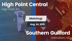 Matchup: High Point Central vs. Southern Guilford  2018