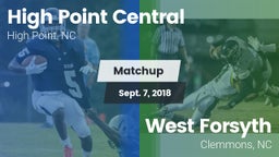 Matchup: High Point Central vs. West Forsyth  2018