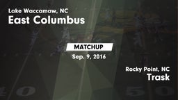 Matchup: East Columbus vs. Trask  2016