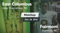 Matchup: East Columbus vs. Fairmont  2016