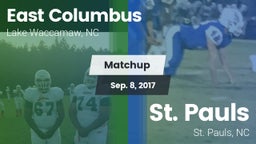 Matchup: East Columbus vs. St. Pauls  2017