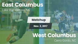 Matchup: East Columbus vs. West Columbus  2017