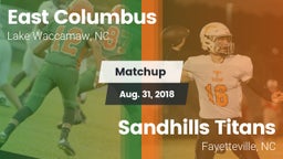 Matchup: East Columbus vs. Sandhills Titans 2018