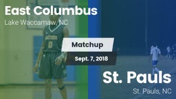 Matchup: East Columbus vs. St. Pauls  2018