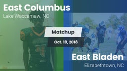 Matchup: East Columbus vs. East Bladen  2018
