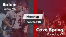 Matchup: Salem vs. Cave Spring  2016