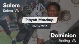 Matchup: Salem vs. Dominion  2015