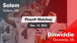 Matchup: Salem vs. Dinwiddie  2016